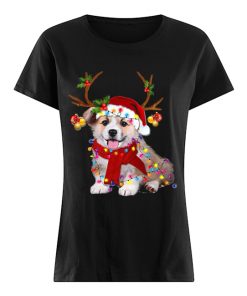 Corgi Gorgeous Reindeer Crewneck  Classic Women's T-shirt