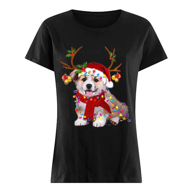 Corgi Gorgeous Reindeer Crewneck Classic Women's T-shirt