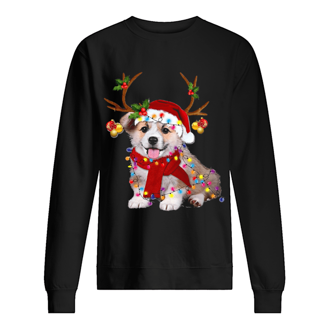 Corgi Gorgeous Reindeer Crewneck Unisex Sweatshirt