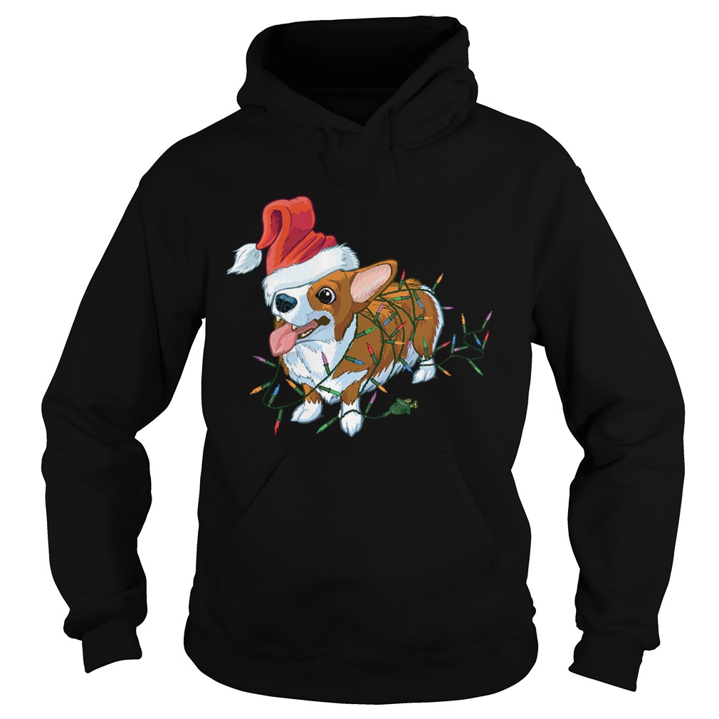 Corgi Lights Christmas Hoodie