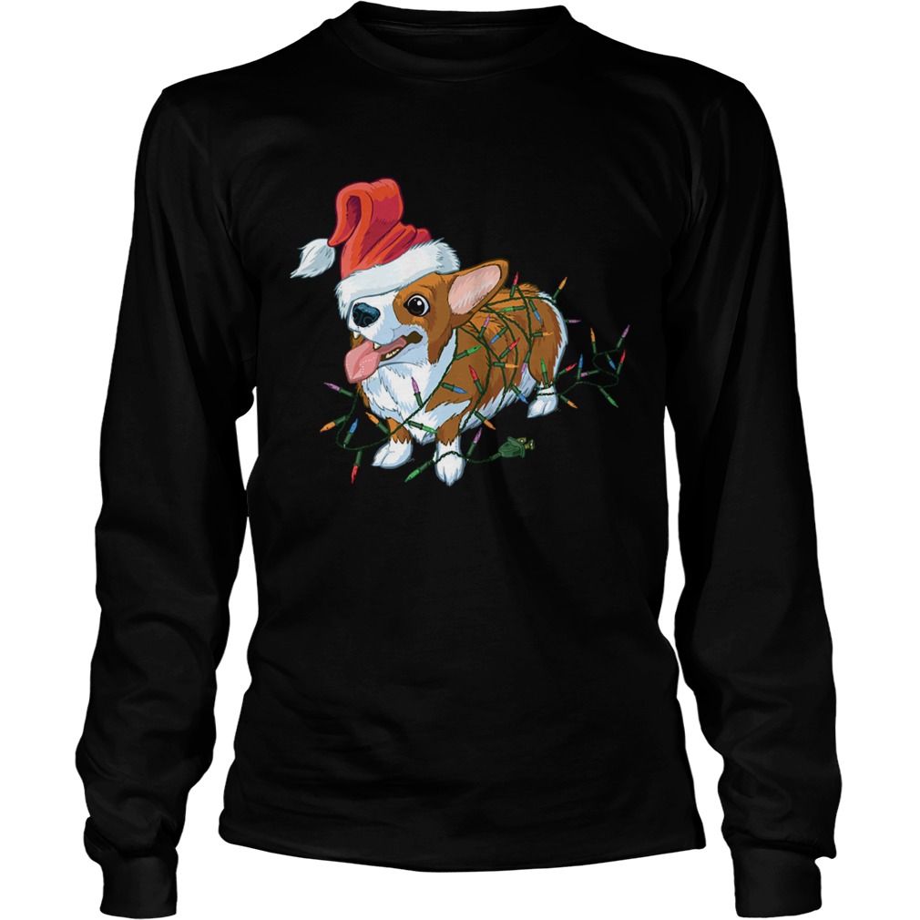 Corgi Lights Christmas LongSleeve