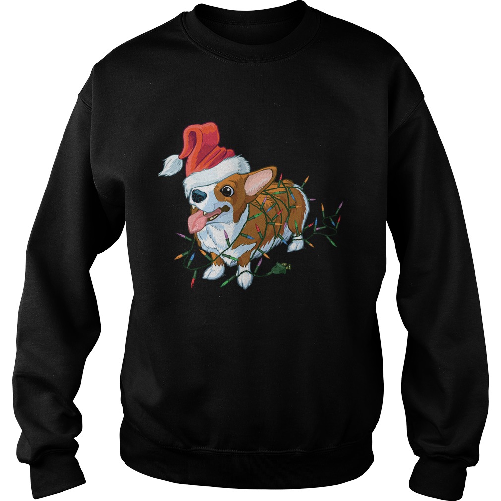 Corgi Lights Christmas Sweatshirt