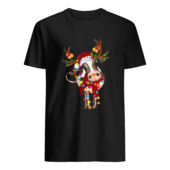 Cow Gorgeous Reindeer Light Christmas shirt