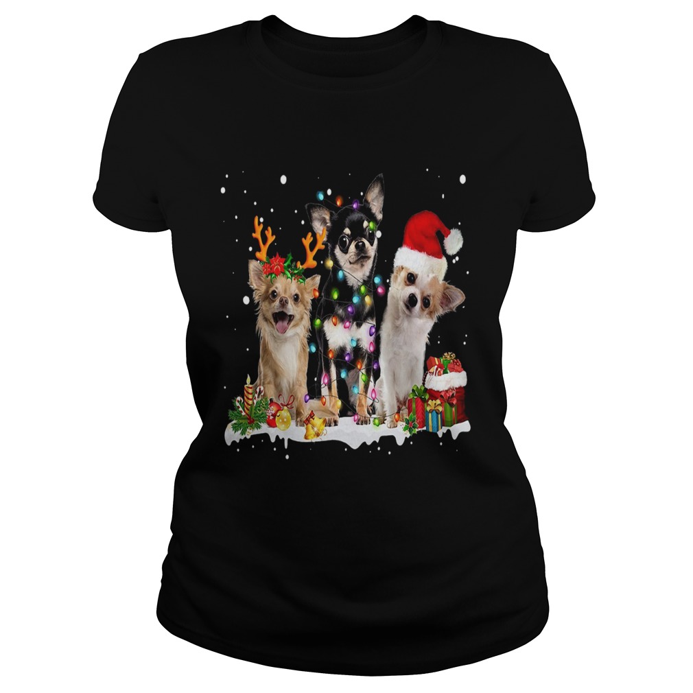 Cute Chihuahua Christmas Classic Ladies