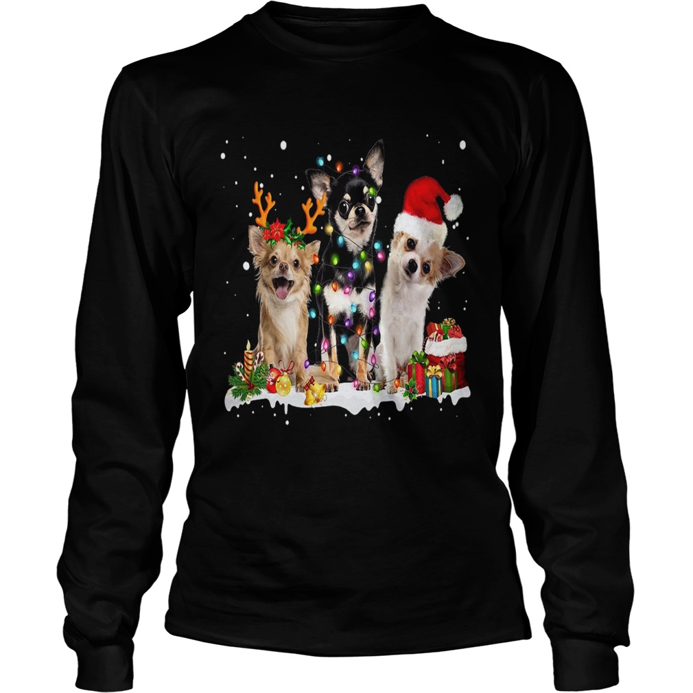 Cute Chihuahua Christmas LongSleeve