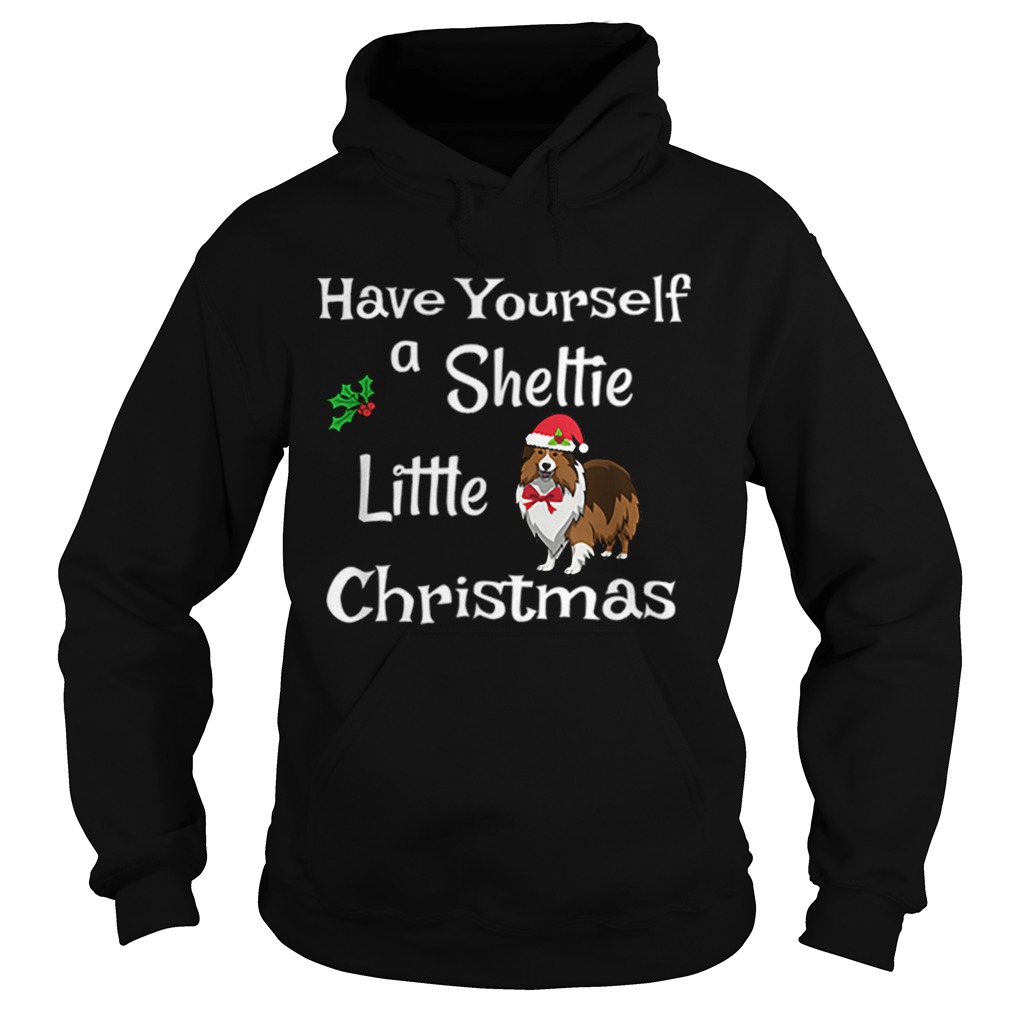 Cute Have Sheltie Little Christmas Sheltie Mom Gift Hoodie