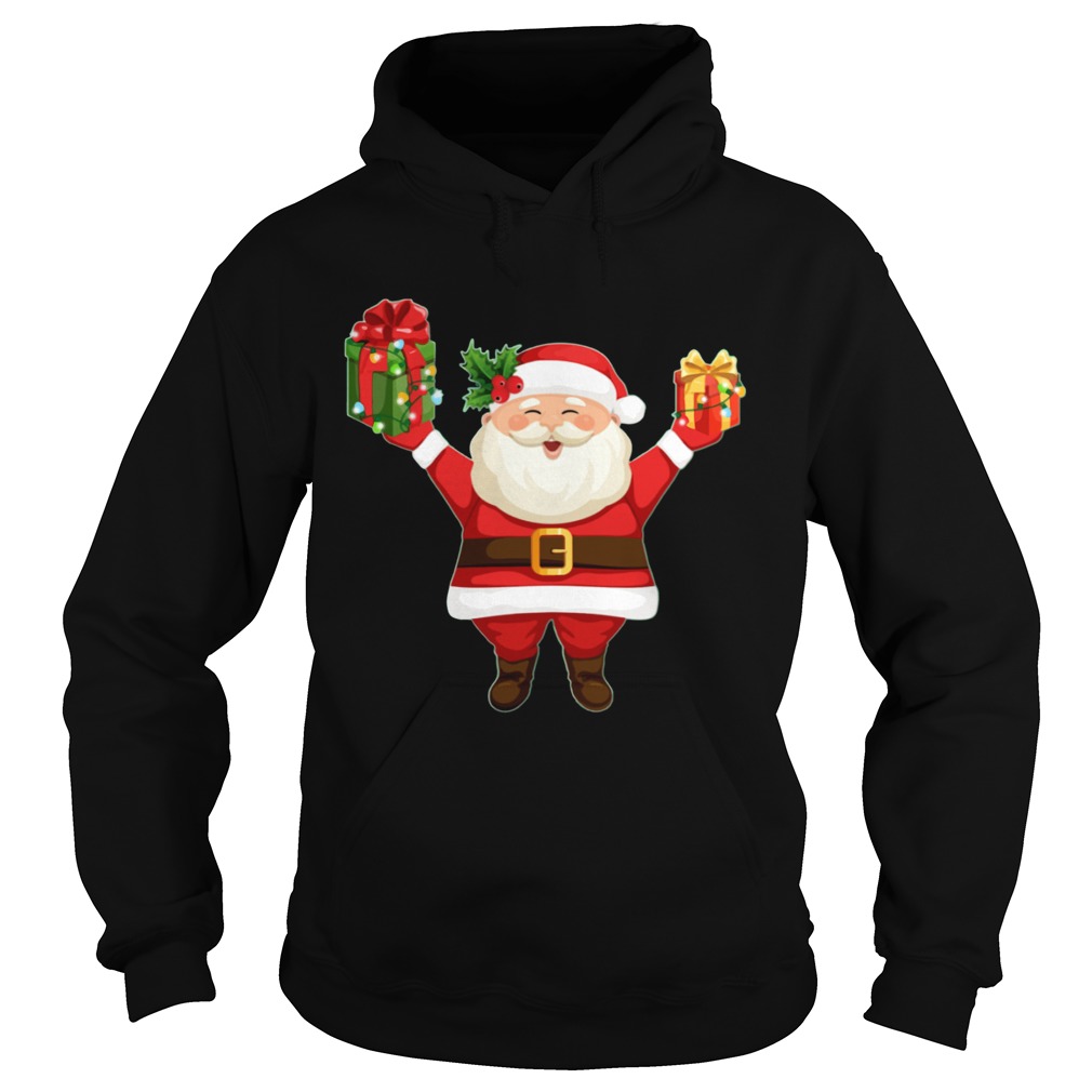 Cute Santa Claus Merry Christmas Hoodie