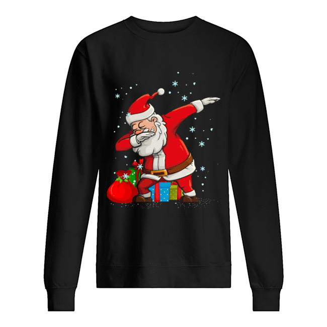 Dabbing Dancing Santa Christmas Unisex Sweatshirt