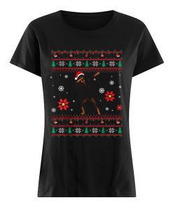 Dabbing Doberman Christmas  Classic Women's T-shirt