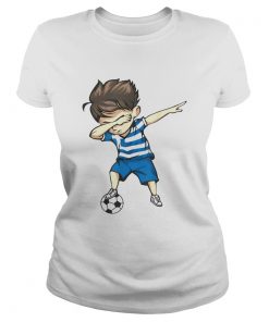 Dabbing Soccer Boy Greece Jersey  Classic Ladies