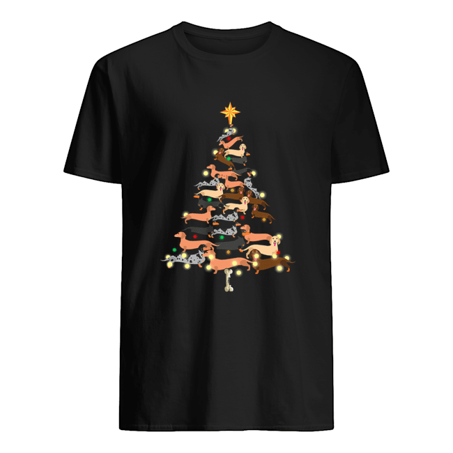 Dachshunds Christmas Tree shirt