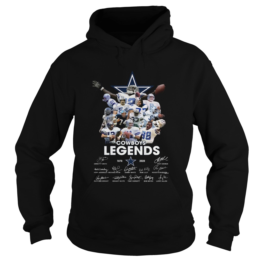 Dallas Cowboy Team legends 18782020 signatures Hoodie