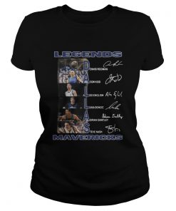 Dallas Cowboys Legends Mavericks Players Signatures  Classic Ladies