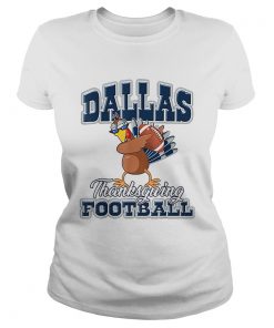 Dallas Cowboys Thanksgiving Day Turkey Playing Football  Classic Ladies