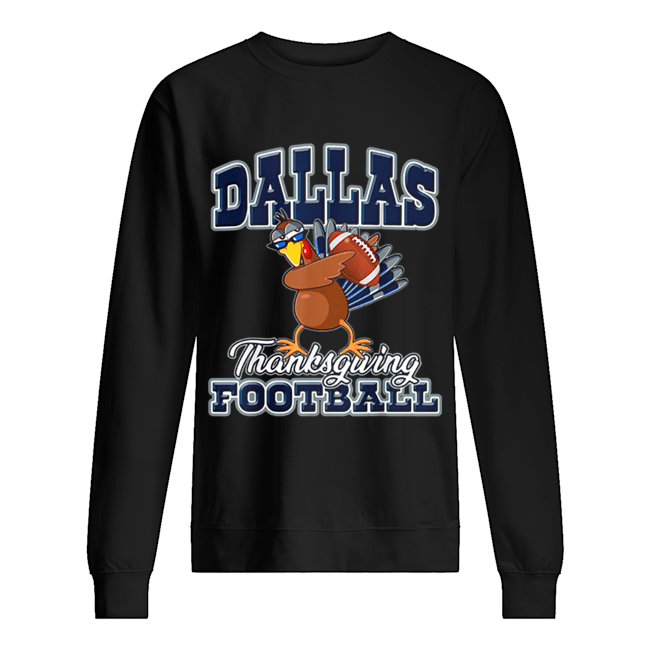 Dallas Cowboys Thanksgiving Day Turkey Playing Football Unisex Sweatshirt