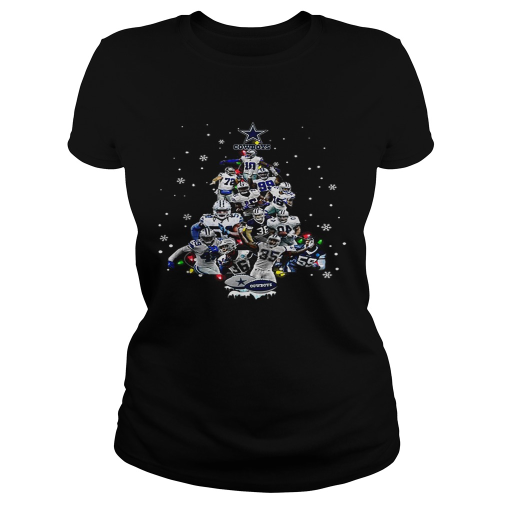 Dallas Cowboys all player Christmas Tree Classic Ladies