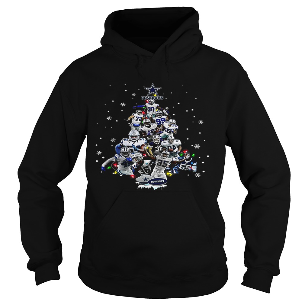 Dallas Cowboys all player Christmas Tree Hoodie