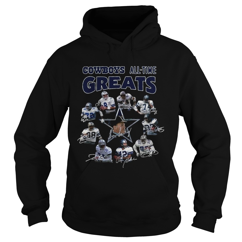 Dallas Cowboys all time Greats team signature Hoodie