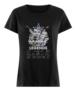 Dallas Cowboys legends team 1878 2020 signatures  Classic Women's T-shirt