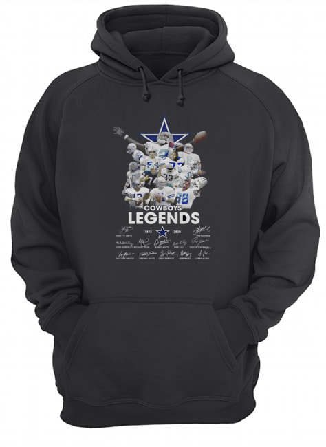 Dallas Cowboys legends team 1878 2020 signatures Unisex Hoodie