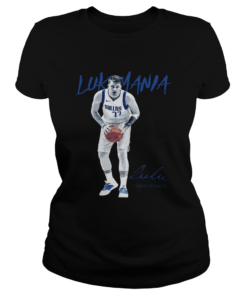 Dallas Mavericks 77 Luka Doncic Mania Signature  Classic Ladies