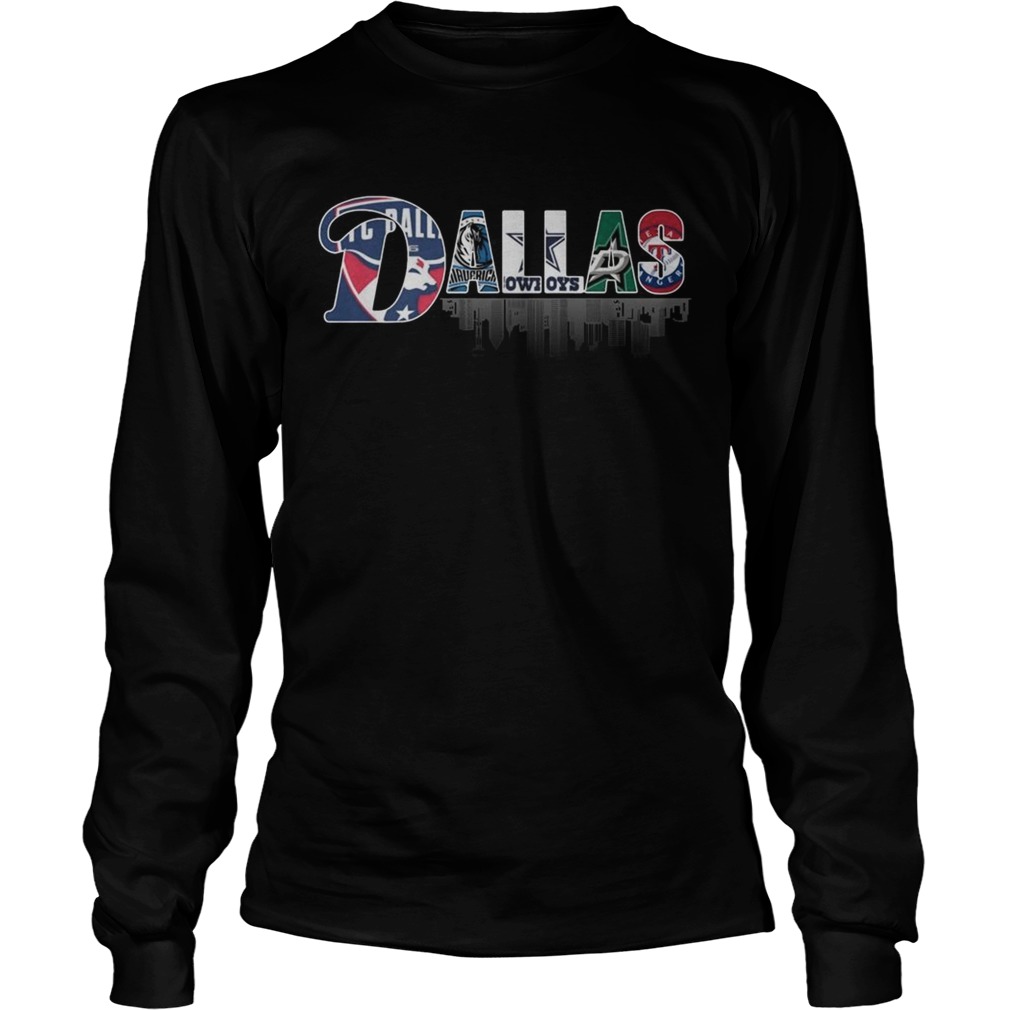 Dallas Team Sports FC Dallas Mavericks Cowboys Stars Rangers LongSleeve