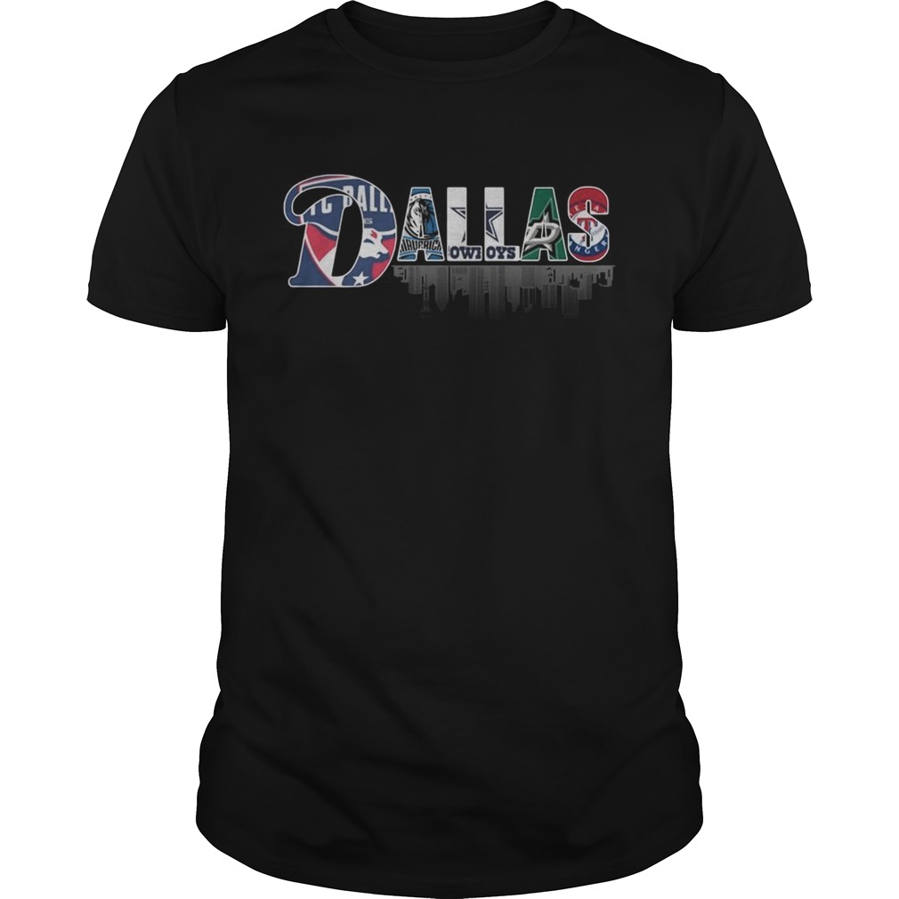 Dallas Team Sports FC Dallas Mavericks Cowboys Stars Rangers shirt