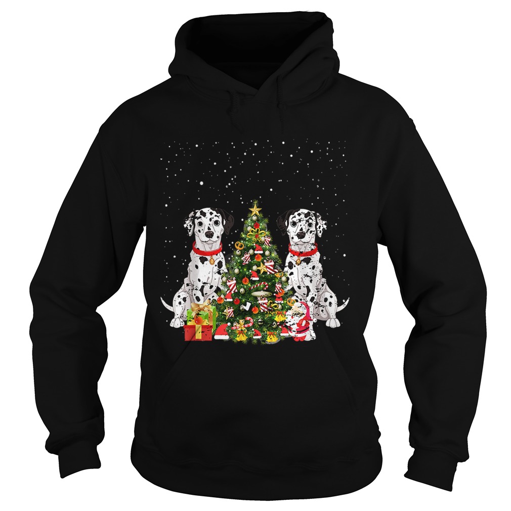 Dalmation Christmas tree dalmation costume Hoodie