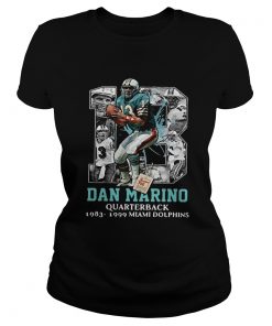 Dan Marino Quarterback 1983 1999 Miami Dolphins Legend Football Number 13  Classic Ladies