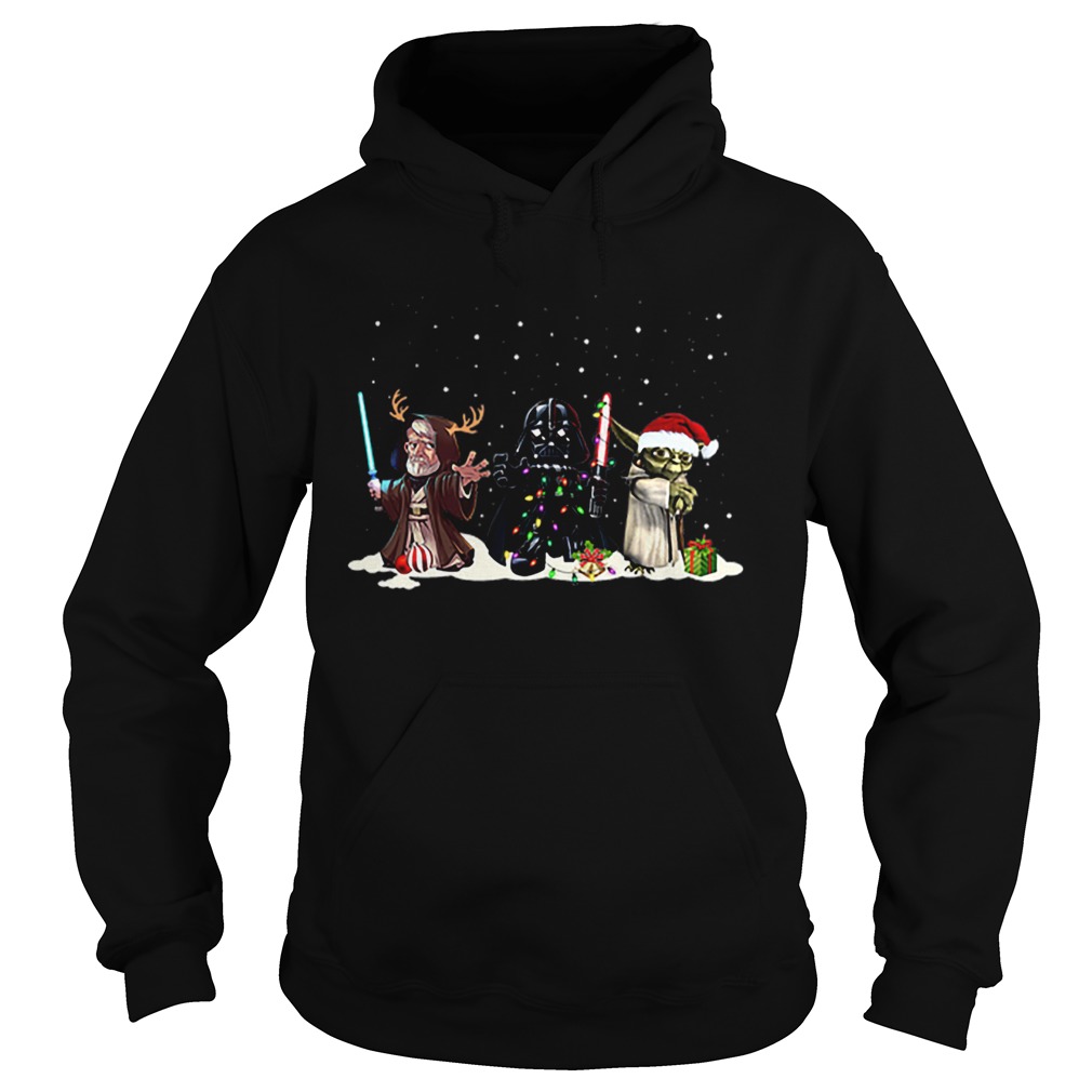 Darth Vader Yoda Palpatine Star Wars Christmas Hoodie