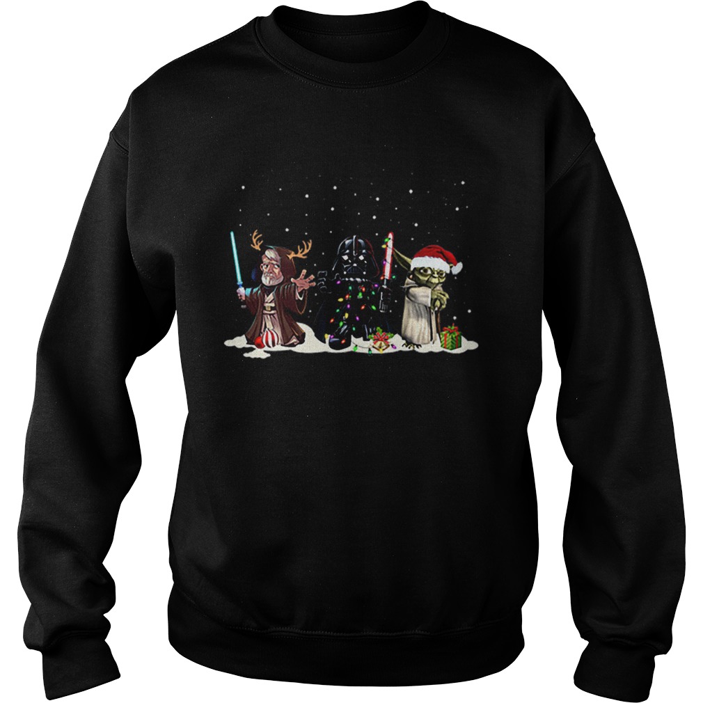 Darth Vader Yoda Palpatine Star Wars Christmas Sweatshirt