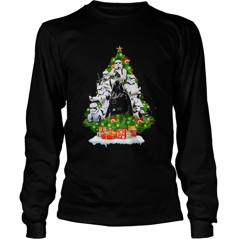 Darth vader and Stormtrooper Christmas Tree LongSleeve