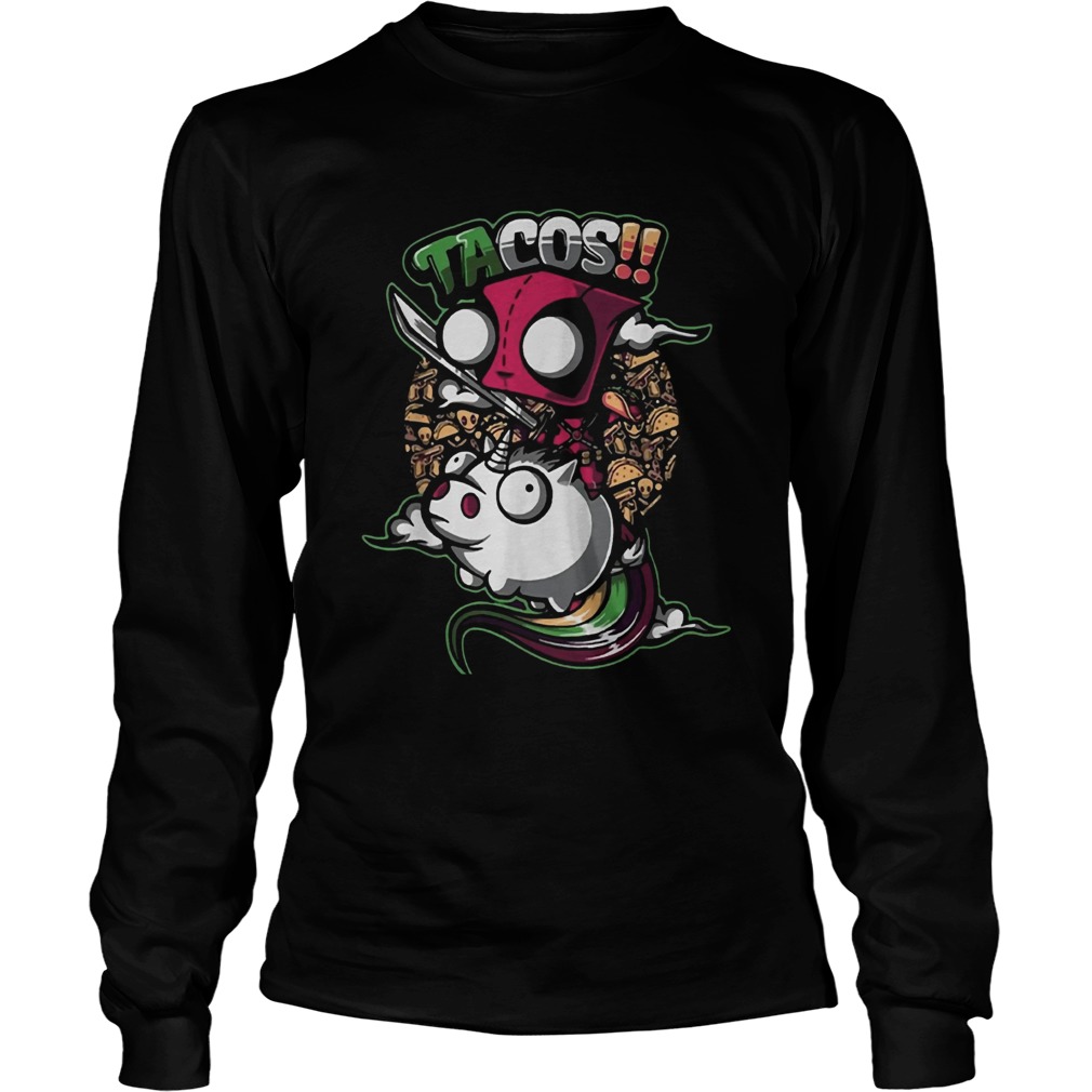 Deadpool Tacos Unicorn LongSleeve