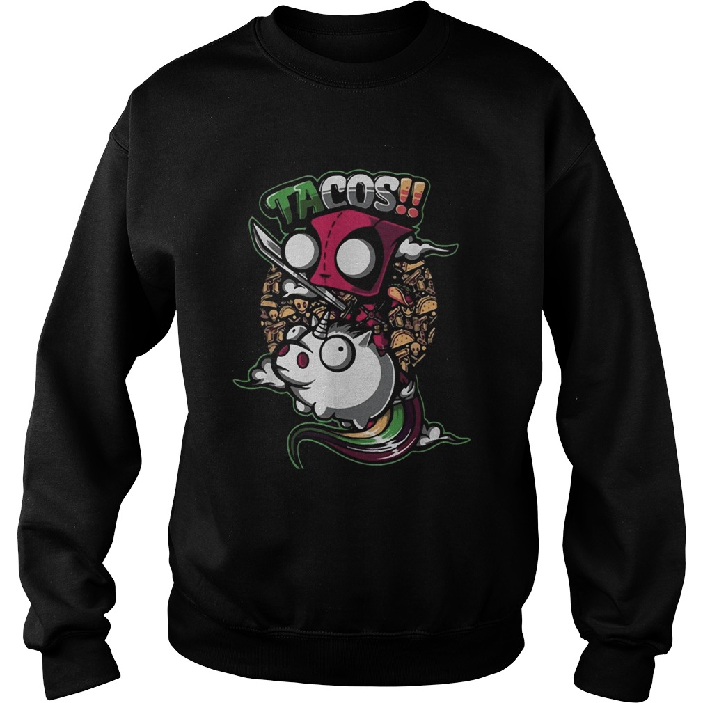 Deadpool Tacos Unicorn Sweatshirt