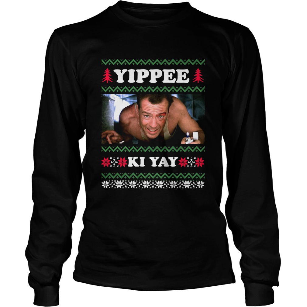 Die Hard Yippee Ki Yay Ugly Christmas LongSleeve