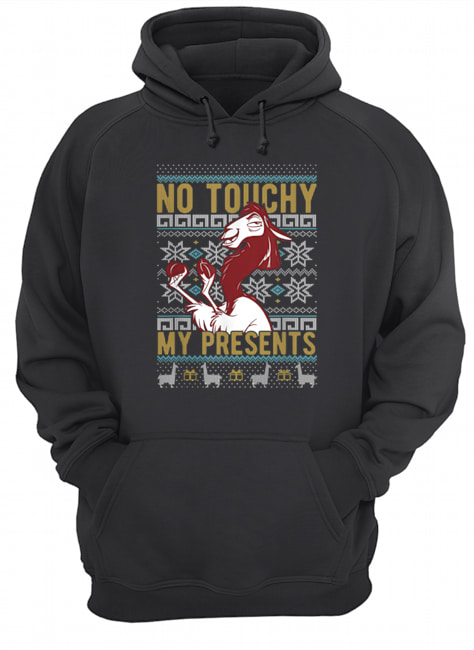 Disney Emperor’s New Groove Kuzco No Touchy Ugly Christmas Unisex Hoodie