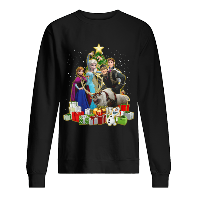 Disney Frozen Characters Merry Christmas Gifts Unisex Sweatshirt