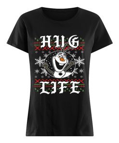 Disney Frozen Olaf Hug Life Ugly Christmas Sweater Style  Classic Women's T-shirt