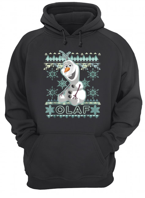 Disney Frozen Olaf Ugly Christmas Sweater Graphic Unisex Hoodie