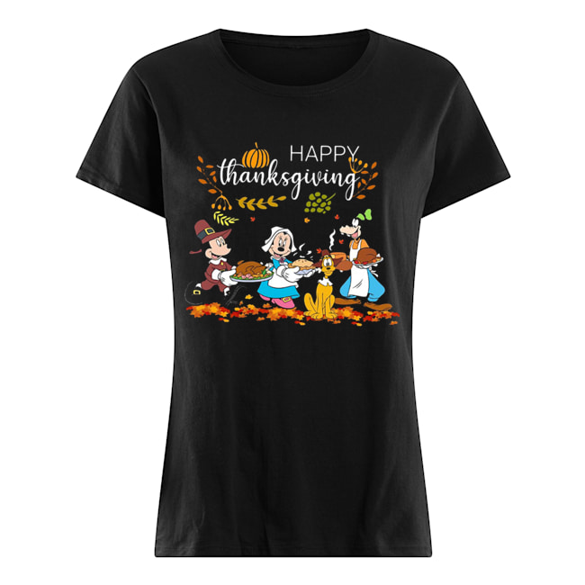 Disney Happy Thanksgiving Shirt Classic Women's T-shirt