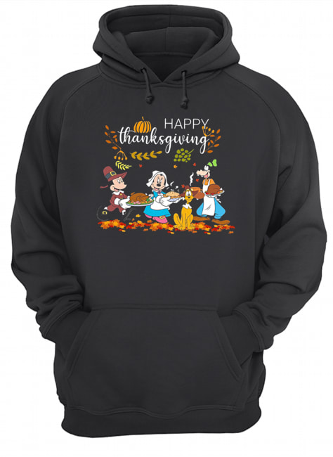 Disney Happy Thanksgiving Shirt Unisex Hoodie