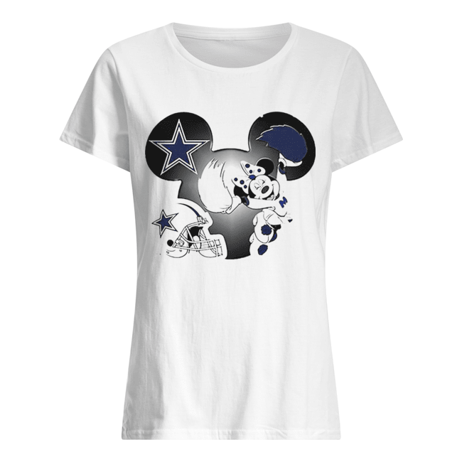 Disney Minnie Mouse Dallas Cowboys Classic Women's T-shirt