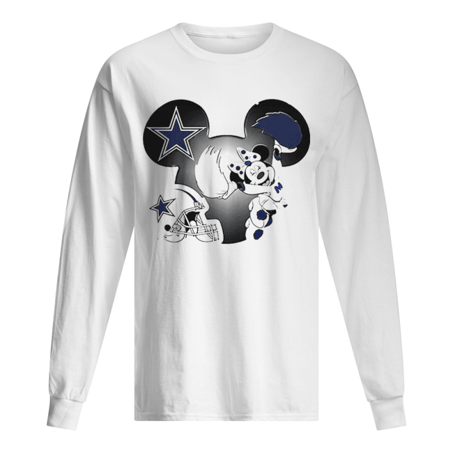 Disney Minnie Mouse Dallas Cowboys Long Sleeved T-shirt 