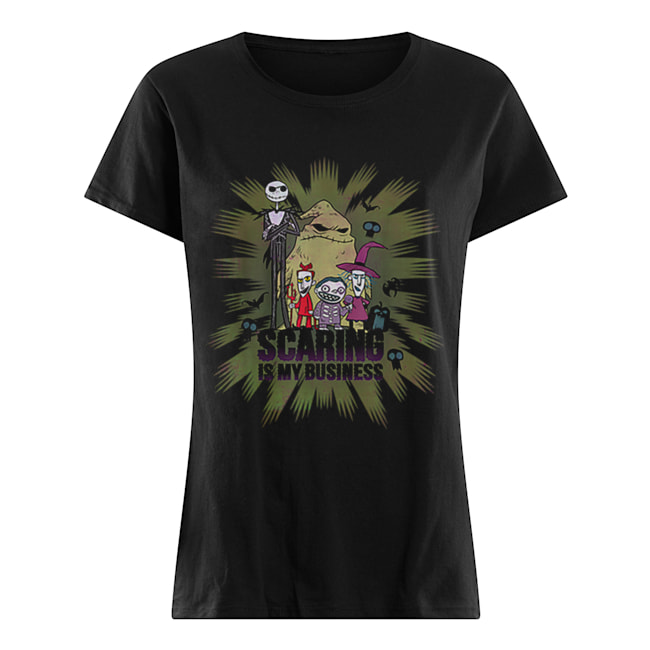 Disney The Nightmare Before Christmas Characters Halloween Classic Women's T-shirt