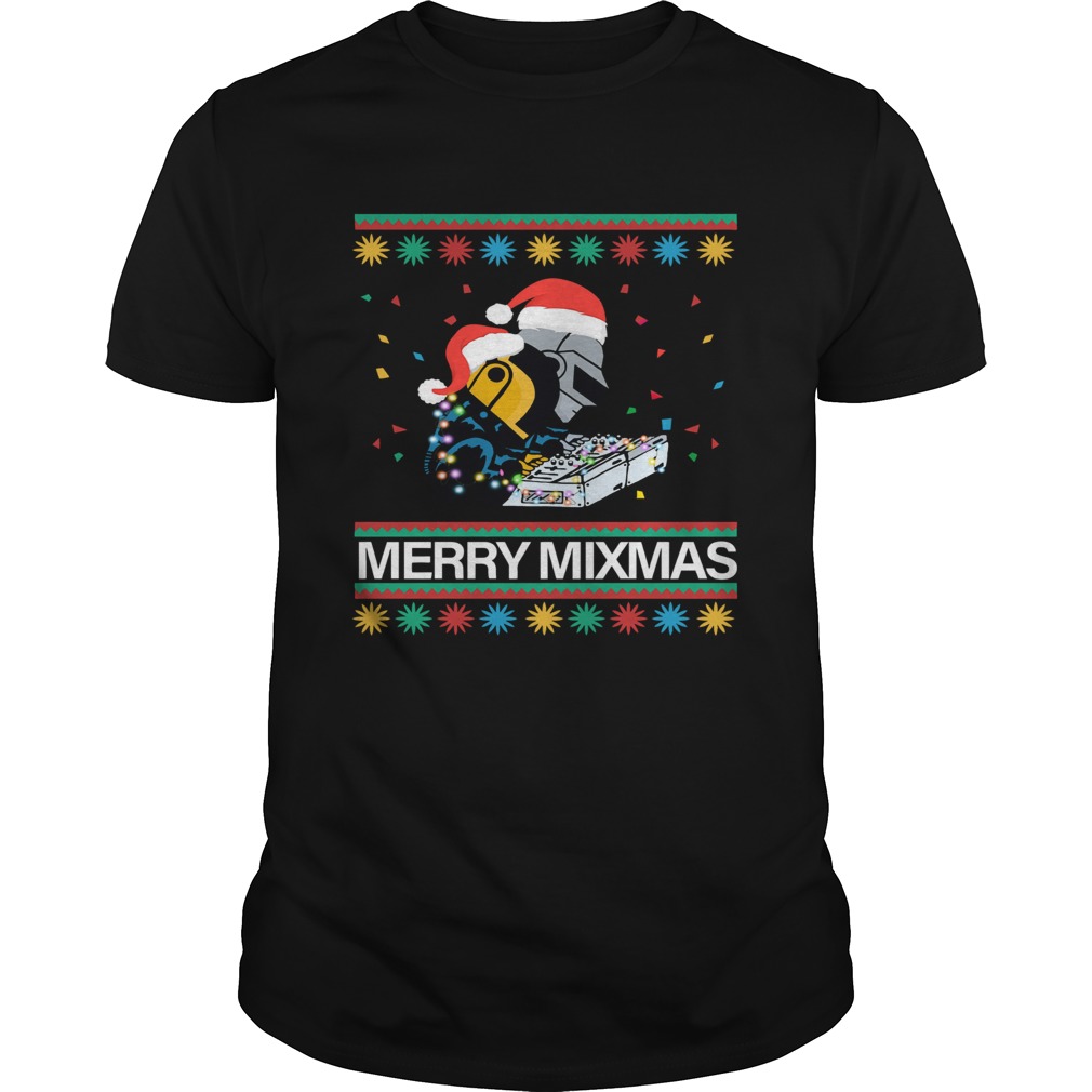 Dj Darth Vader and Trooper Merry Mixmas Ugly Christmas shirt