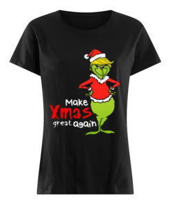 Donald Trump Grinch make xmas again christmas  Classic Women's T-shirt