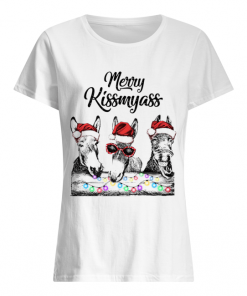 Donkeys Merry Kissmyass  Classic Women's T-shirt