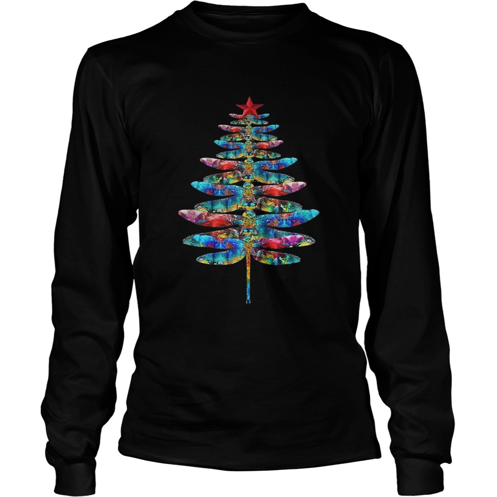 Dragonflies Christmas tree LongSleeve