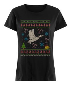 Duck Hunting Christmas Ugly Sweater Duck Hunter  Classic Women's T-shirt