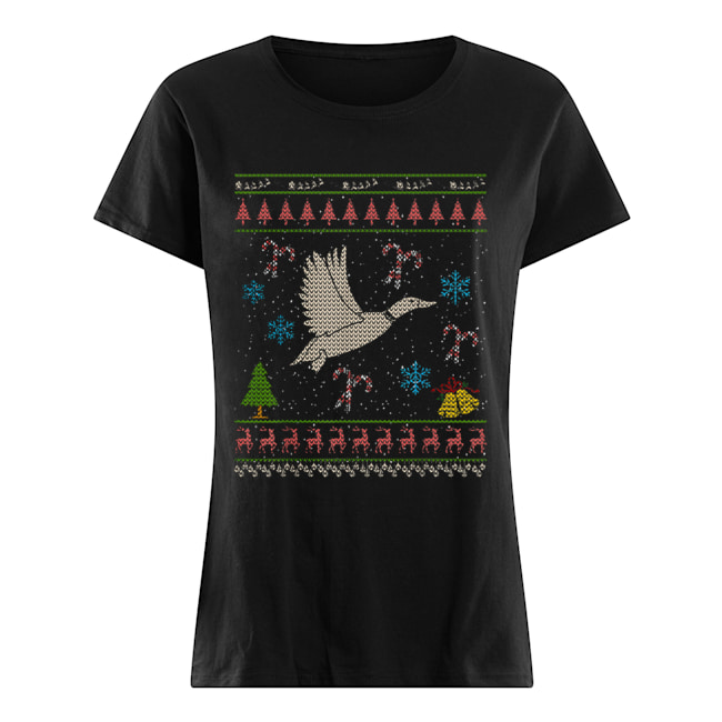 Duck Hunting Christmas Ugly Sweater Duck Hunter Classic Women's T-shirt